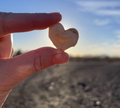 Hiker finds Heart shaped rock